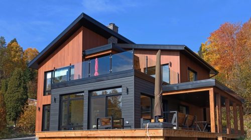 maison la belle à cléoff écologique double ossature extérieur 1